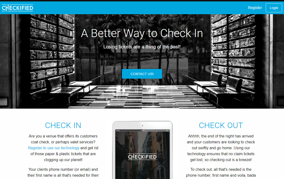 Checkified Landing Page